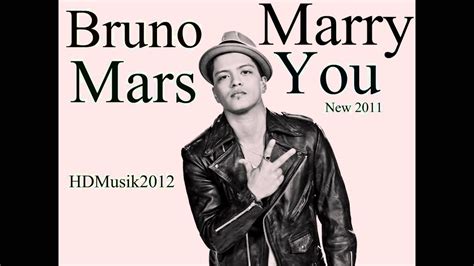 bruno mars marry you.